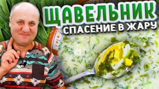 ЩАВЕЛЬНИК моей БАБУШКИ! Быстрый РЕЦЕПТ Холодного Супа от Ильи Лазерсона